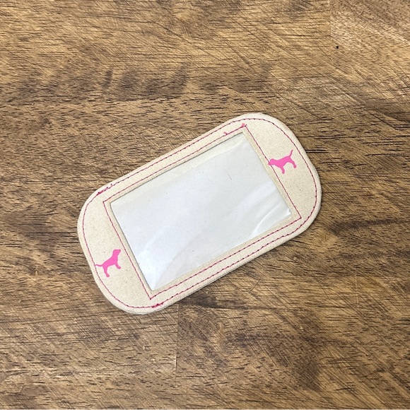 Victoria’s Secret Pink Rare Canvas Dog Logo Store Display Collectors Tag! NWTS - Picture 3 of 7